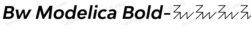 Bw Modelica Bold字体转换